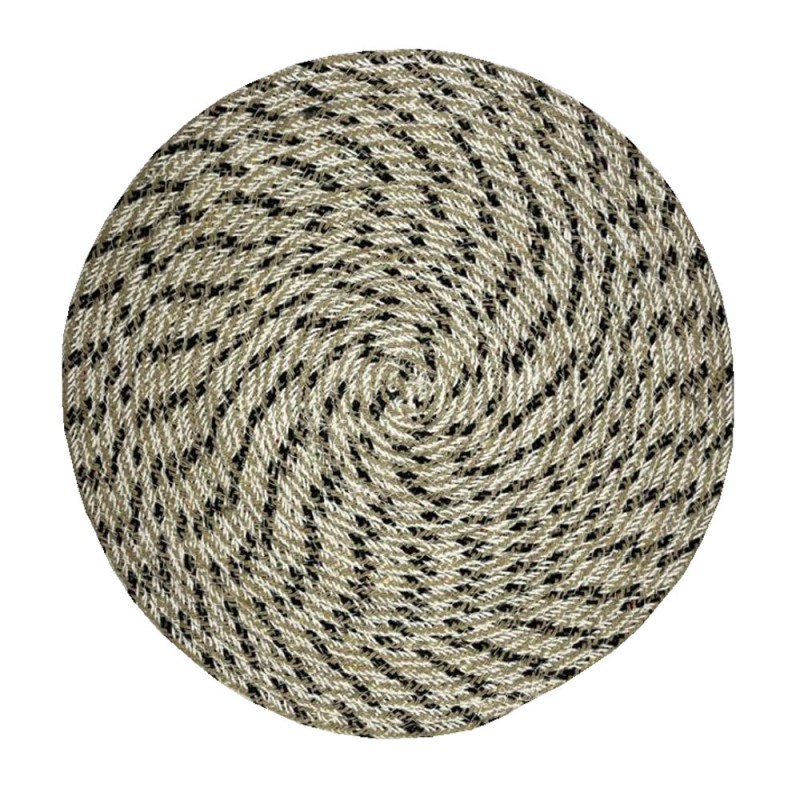 TRISHA ΣΟΥΠΛΑ 38x38x0.25 ΒΑΜΒΑΚΙ ΜΠΕΖ POLYESTER