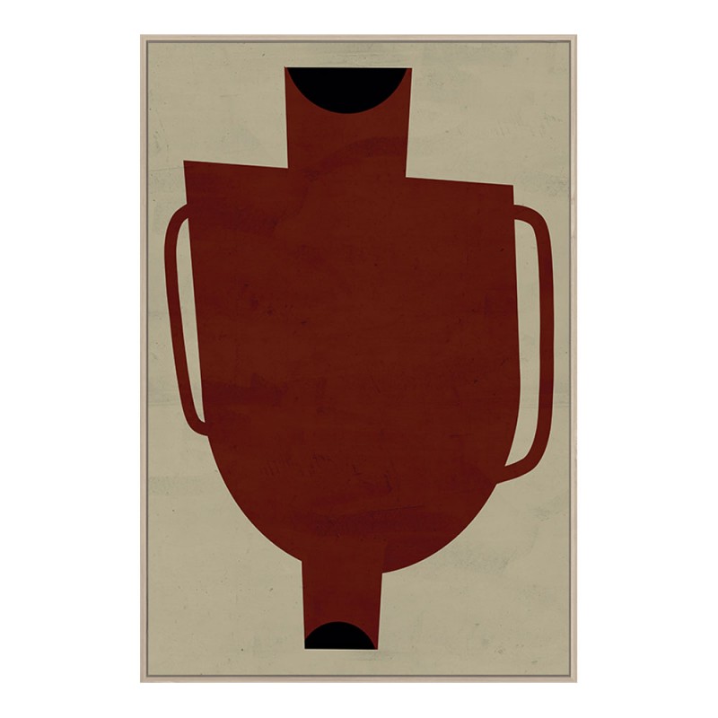 ART POTERIE ΠΙΝΑΚΑΣ ΔΙΑΚΟΣΜΗΣΗΣ 83x123x4cm ΚΑΜΒΑΣ ΠΟΛΥΧΡΩΜΟ ΞΥΛΟ ΦΥΣΙΚΟ