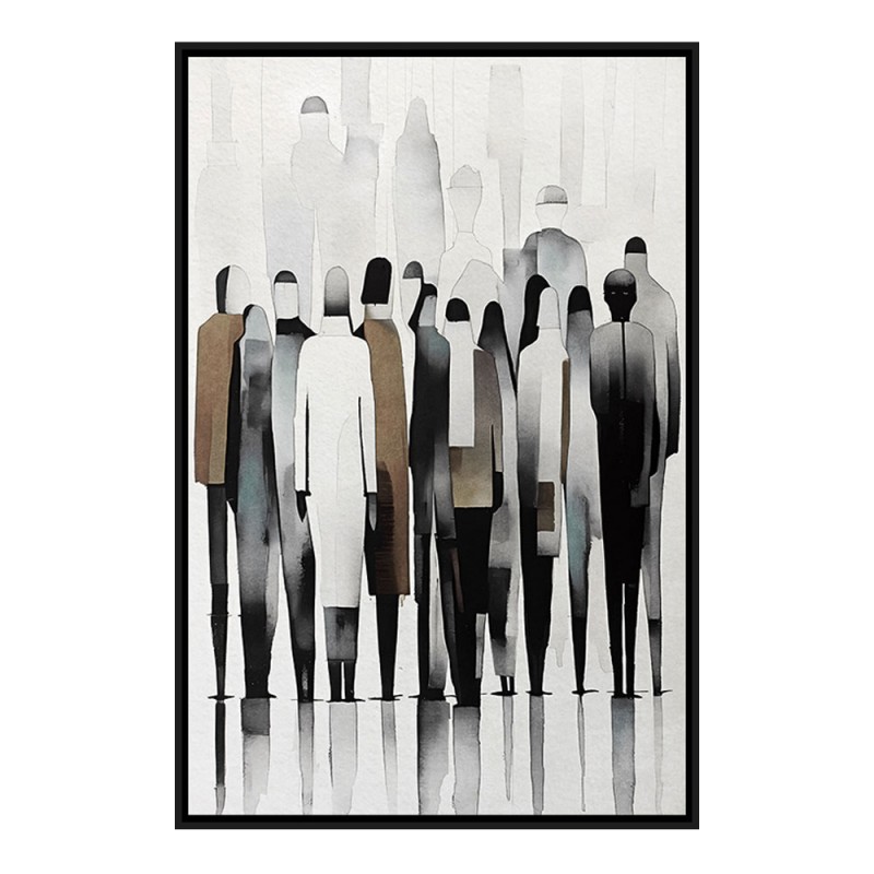 COSMOS ΠΙΝΑΚΑΣ ΔΙΑΚΟΣΜΗΣΗΣ 83x123x4 ΚΑΜΒΑΣ ΠΟΛΥΧΡΩΜΟ ΞΥΛΟ ΜΑΥΡΟ