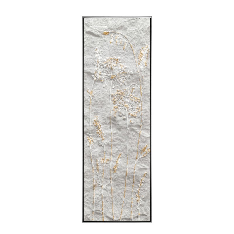 BREATH OF ART ΠΙΝΑΚΑΣ ΔΙΑΚΟΣΜΗΣΗΣ 40x120x4 ΚΑΜΒΑΣ ΛΕΥΚΟ ΧΡΥΣΟ ΞΥΛΟ