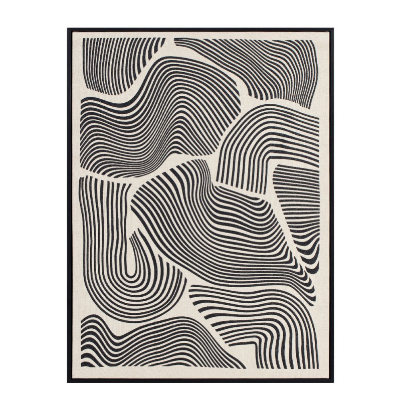 FOLLOW YOUR DREAMS ΠΙΝΑΚΑΣ ΔΙΑΚΟΣΜΗΣΗΣ 60x80x4cm ΚΑΜΒΑΣ ΛΕΥΚΟ ΜΑΥΡΟ ΞΥΛΟ ΜΑΥΡΟ