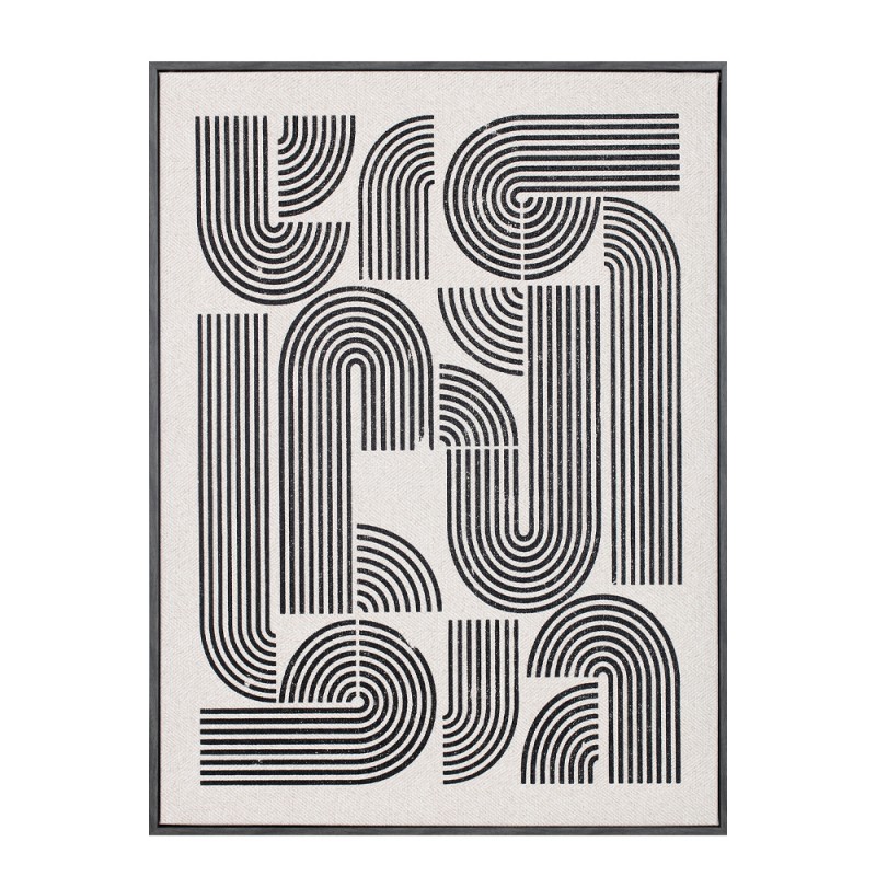 FOLLOW YOUR DREAMS ΠΙΝΑΚΑΣ ΔΙΑΚΟΣΜΗΣΗΣ 60x80x4cm ΔΕΡΜΑ ΛΕΥΚΟ ΜΑΥΡΟ ΞΥΛΟ ΜΑΥΡΟ