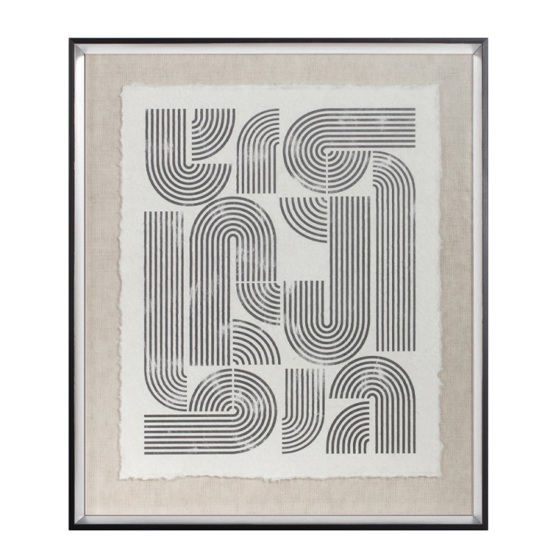 DARE TO DREAM ΠΙΝΑΚΑΣ ΔΙΑΚΟΣΜΗΣΗΣ 50x60x4cm ΓΥΑΛΙ ΛΕΥΚΟ ΜΑΥΡΟ ΞΥΛΟ ΜΑΥΡΟ