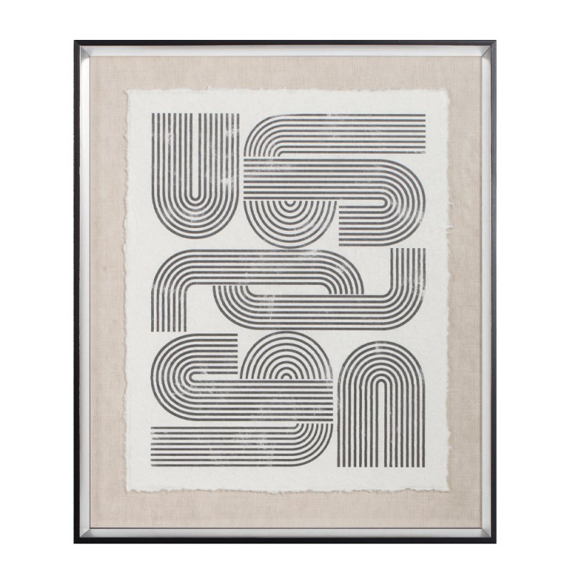 DARE TO DREAM ΠΙΝΑΚΑΣ ΔΙΑΚΟΣΜΗΣΗΣ 50x60x4cm ΓΥΑΛΙ ΛΕΥΚΟ ΜΑΥΡΟ ΞΥΛΟ ΜΑΥΡΟ