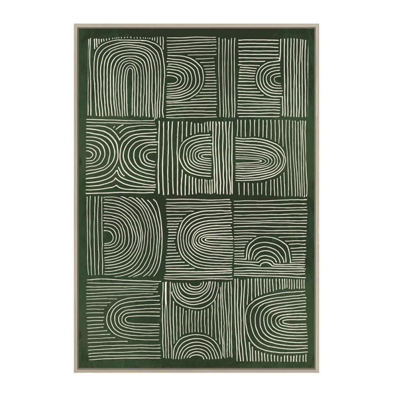 TUPIK ΠΙΝΑΚΑΣ ΔΙΑΚΟΣΜΗΣΗΣ 100x140x4cm ΚΑΜΒΑΣ ΠΡΑΣΙΝΟ ΜΠΕΖ ΞΥΛΟ ΦΥΣΙΚΟ