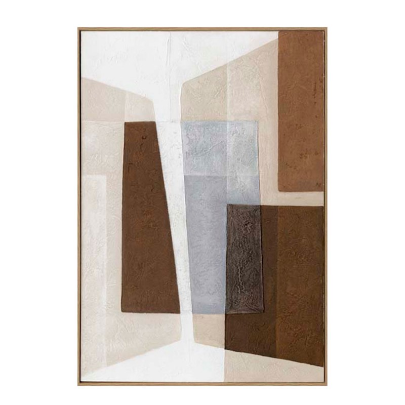 RAGNA ΠΙΝΑΚΑΣ ΔΙΑΚΟΣΜΗΣΗΣ 70x100x4cm ΚΑΜΒΑΣ ΠΟΛΥΧΡΩΜΟ ΞΥΛΟ ΦΥΣΙΚΟ