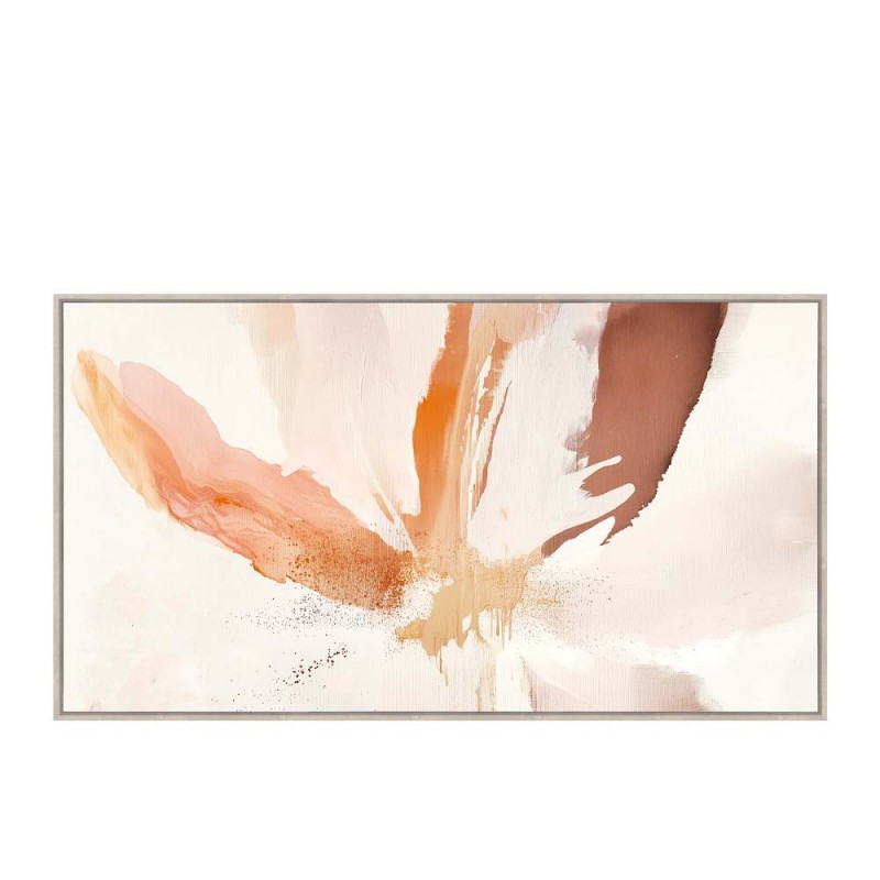 CALANDIUM C ΠΙΝΑΚΑΣ ΔΙΑΚΟΣΜΗΤΙΚΟΣ ΜΕ ΚΟΡΝΙΖΑ 80x145x4cm ΚΑΜΒΑΣ ΜΠΕΖ ΠΟΛΥΧΡΩΜΟ ΞΥΛΟ ΦΥΣΙΚΟ