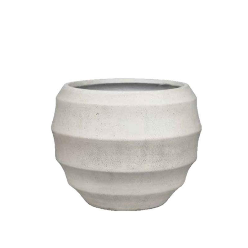 FLORRA M ΚΑΣΠΩ 42.5x42.5x34.5cm MgO ΛΕΥΚΟ