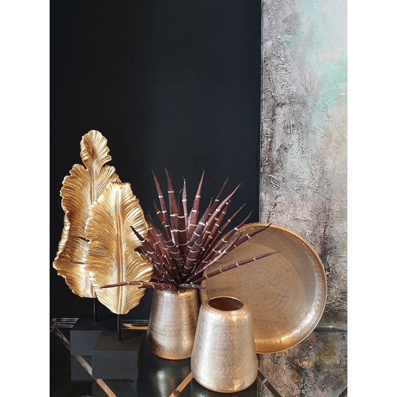 OSCAR ΒΑΖΟ 18x18x18cm ΑΛΟΥΜΙΝΙΟ ΣΑΜΠΑΝΙ