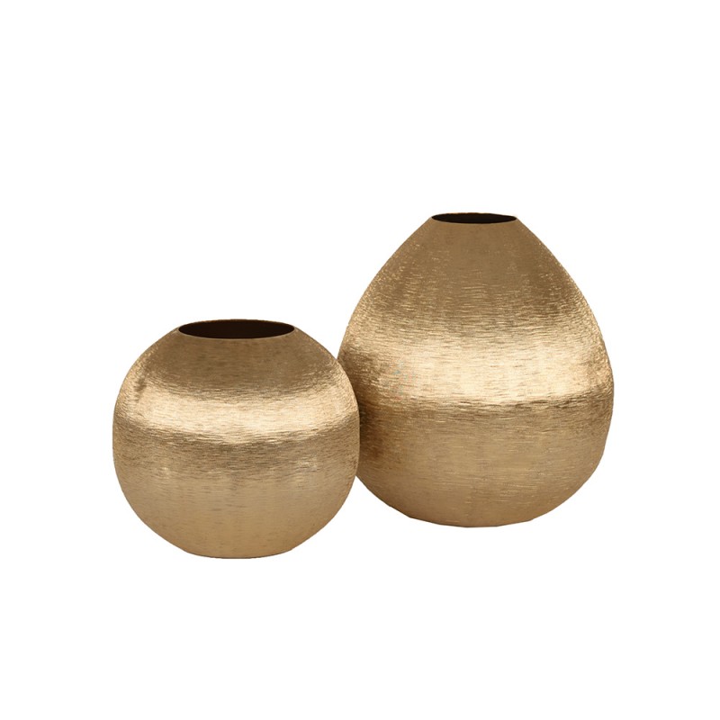 MINK ΒΑΖΟ 24x24x27 ΑΛΟΥΜΙΝΙΟ ΧΡΥΣΟ