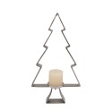 XMAS NOEL ΔΕΝΤΡΟ ΑΛΟΥΜΙΝΙΟ ΑΣΗΜΙ 36x11xH66cm