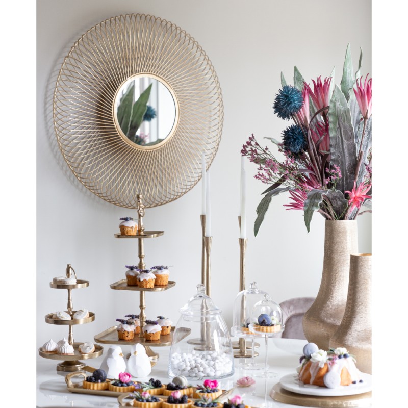 VOILA ΟΡΝΤΕΒΙΕΡΑ 3 ΕΠΙΠΕΔΑ 28x28x52 ΑΛΟΥΜΙΝΙΟ ΧΡΥΣΟ