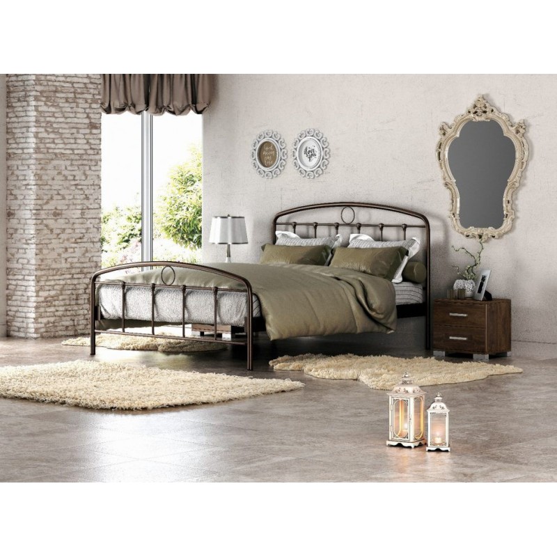 KPS/ BASIC  ΣΕΤ ΚΡΕΒΑΤΟΚΑΜΑΡΑ 3 ΤΕΜ ΞΥΛΟ-ΜΕΤΑΛΛΟ ΓΙΑ ΣΤΡΩΜΑ 150Χ200 ΕΚ