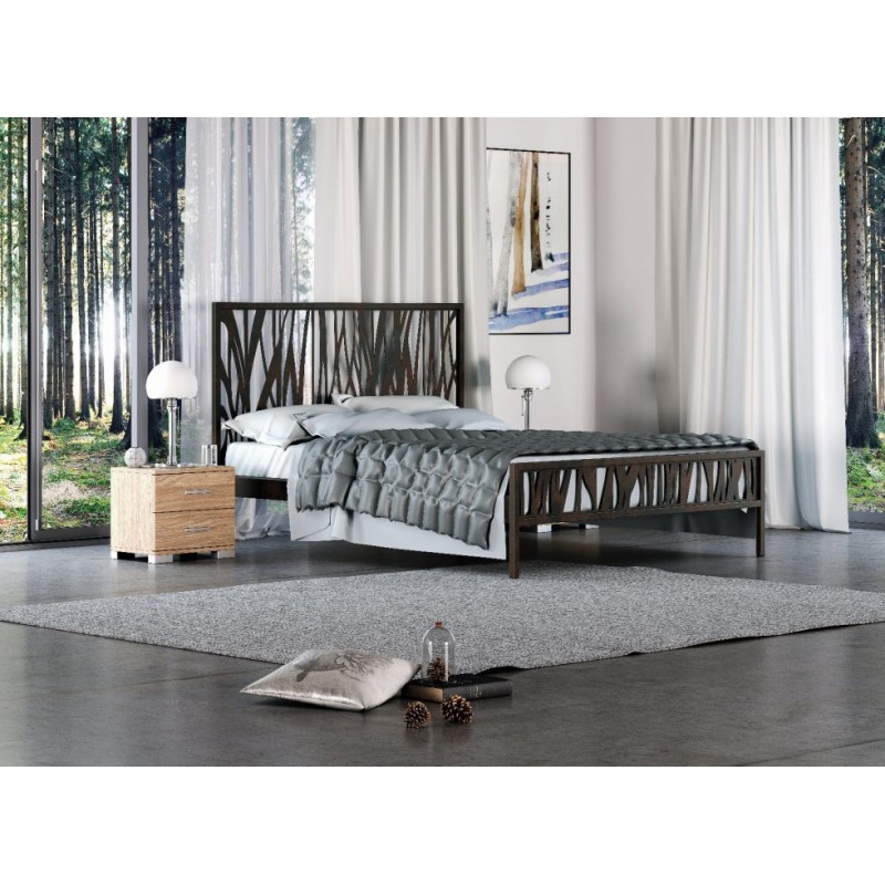 KPS/ FOREST  ΣΕΤ ΚΡΕΒΑΤΟΚΑΜΑΡΑ 3 ΤΕΜ ΜΕΤΑΛΛΟ ΓΙΑ ΣΤΡΩΜΑ 160Χ200 ΕΚ