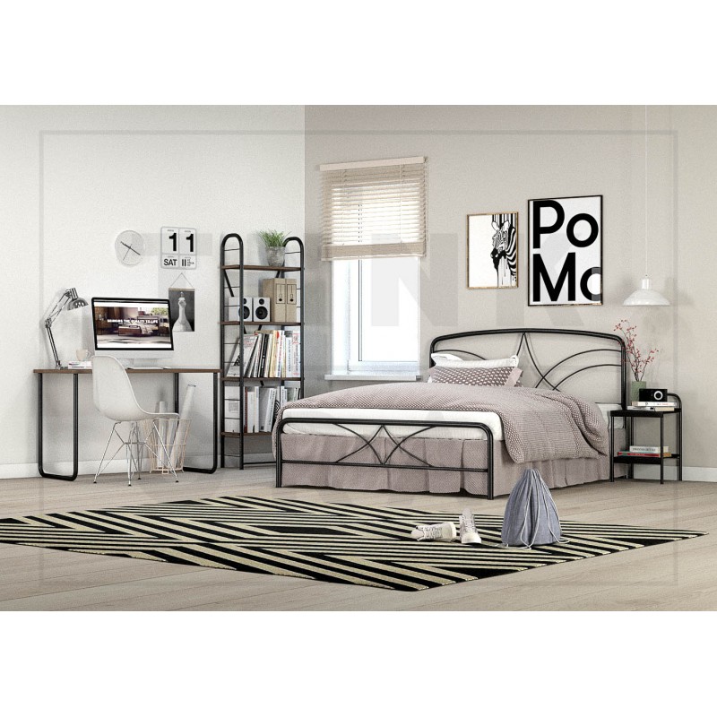 ΣΕΤ ΥΠΝΟΔΩΜΑΤΙΟΥ TEENAGER 5 ΤΕΜ. ΚΡΕΒΑΤΙ 160Χ200/190 ΠΛΗΡΕΣ  ΜΕ 2 ΚΟΜΟΔΙΝΑ, ΓΡΑΦΕΙΟ ΚΑΙ ΒΙΒΛΙΟΘΗΚΗ