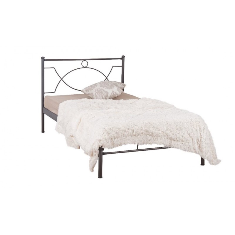 ANABEL ΚΡΕΒΑΤΙ ΜΕΤΑΛΛΙΚΟ ΔΙΠΛΟ ΕΛΛΗΝΙΚΗΣ ΚΑΤΑΣΚΕΥΗΣ ΓΙΑ ΣΤΡΩΜΑ 140Χ200 ΕΚ ΜΕ ΤΑΒΛΕΣ