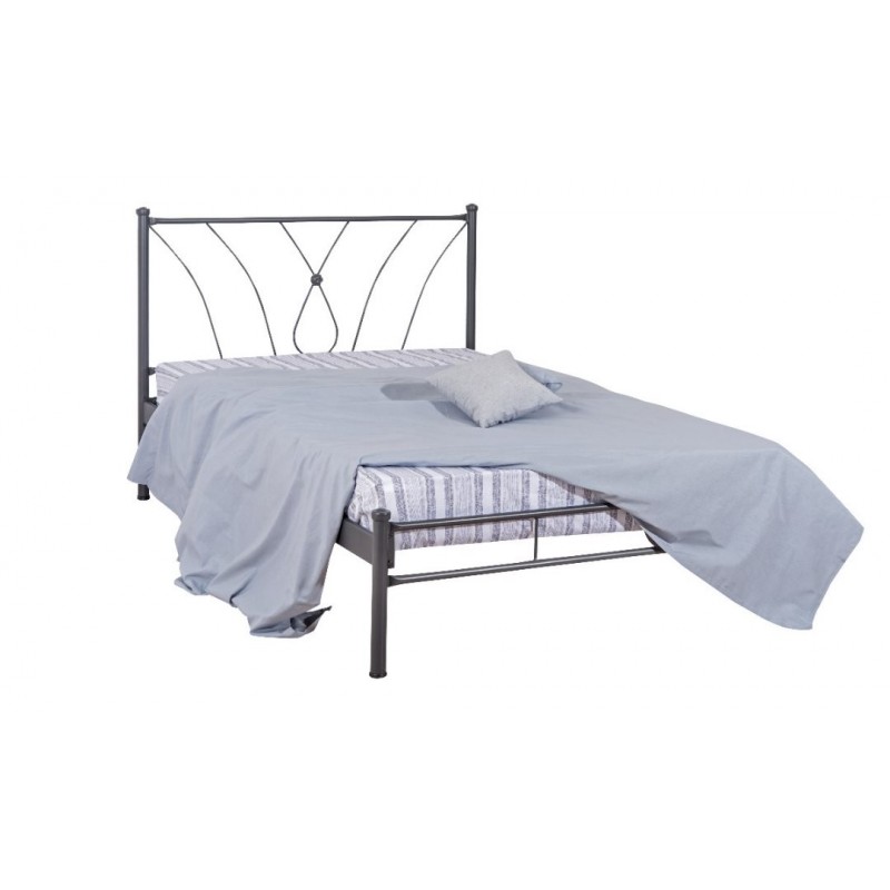 ΙΡΙΔΑ ΚΡΕΒΑΤΙ ΜΕΤΑΛΛΙΚΟ  ΜΟΝΟ ΕΛΛΗΝΙΚΗΣ ΚΑΤΑΣΚΕΥΗΣ ΓΙΑ ΣΤΡΩΜΑ 090Χ200ΕΚ. ΜΕ ΤΑΒΛΕΣ