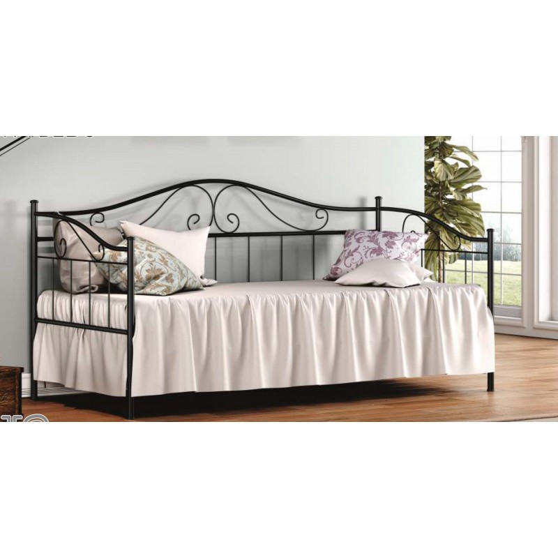 KPS/ ΝΟ 3  ΚΡΕΒΑΤΙ-ΚΑΝΑΠΕΣ ΜΕΤΑΛΛΙΚΟ ΜΟΝΟ ΜΕ ΤΑΒΛΕΣ ΕΛΛΗΝΙΚΗΣ ΚΑΤΑΣΚΕΥΗΣ ΓΙΑ ΣΤΡΩΜΑ 90Χ200 ΕΚ