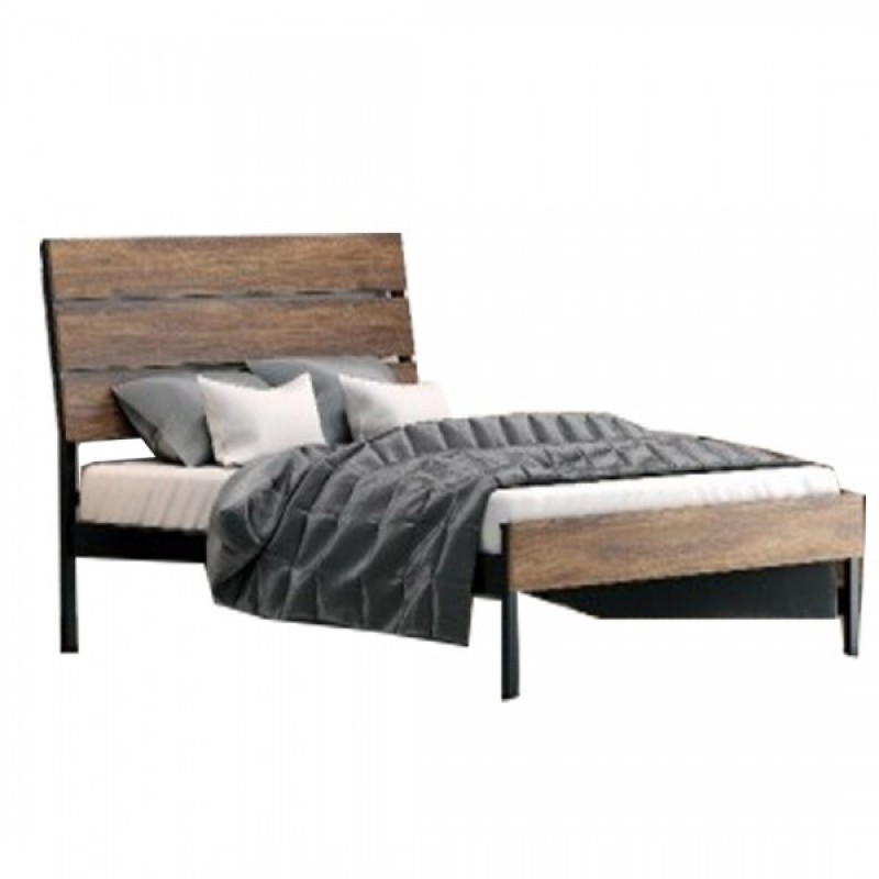 KPS/ ΛΥΔΙΑ ΚΡΕΒΑΤΙ ΞΥΛΙΝΟ-ΜΕΤΑΛΛΙΚΟ ΗΜΙΔΙΠΛΟ ΕΛΛΗΝΙΚΗΣ ΚΑΤΑΣΚΕΥΗΣ ΓΙΑ ΣΤΡΩΜΑ 120Χ200 ΕΚ