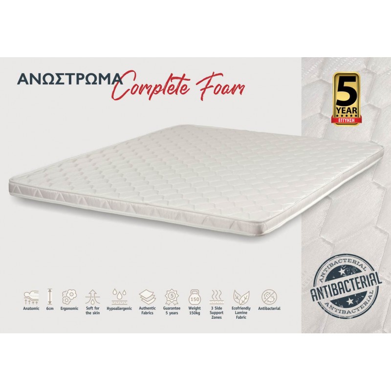 KPS ΑΝΩΣΤΡΩΜΑ FOAM 100X190X6ΕΚ  COMPLETE