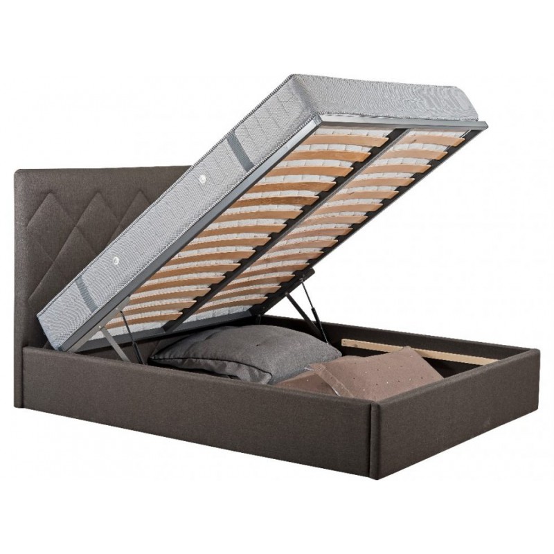 KPS/ ΠΩΛΙΝΑ ΚΡΕΒΑΤΙ ΥΦΑΣΜΑΤΙΝΟ ΜΟΝΟ ΜΕ ΑΠΟΘΗΚΕΥΤΙΚΟ ΧΩΡΟ ΕΛΛΗΝΙΚΗΣ ΚΑΤΑΣΚΕΥΗΣ 090Χ190ΕΚ