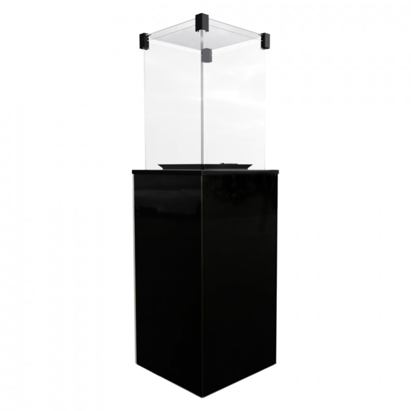 KRATKI ΣΟΜΠΑ ΘΕΡΜΑΣΤΡΑ ΥΓΡΑΕΡΙΟΥ PATIO/M/G30/37MBAR/CZ 7KW ΜΕ ΕΠΕΝΔΥΣΗ ΑΠΟ ΜΑΥΡΟ ΓΥΑΛΙ