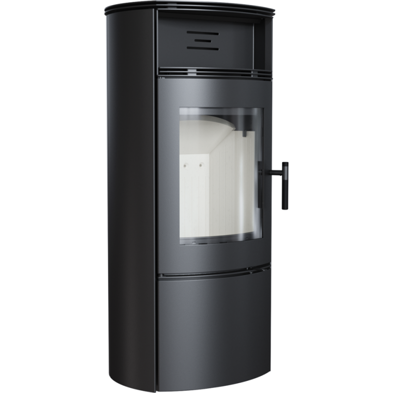 KRATKI FALCON/W ECODESIGN (A+) 9KW (80-120M2) ΕΝΕΡΓΕΙΑΚΗ ΣΟΜΠΑ ΑΠΟ ΧΑΛΥΒΑ ΜΕ ΛΕΥΚΑ ΚΕΡΑΜΙΚΑ TERMOTEC