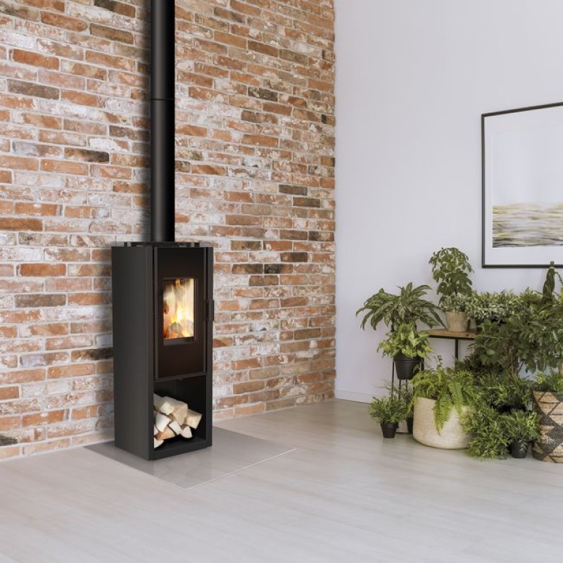 KRATKI KOZA/ENYO/FLAT/02 (A+) ECODESIGN 6KW (55-70M2) ΕΝΕΡΓΕΙΑΚΗ ΣΟΜΠΑ ΞΥΛΟΥ ΑΠΟ ΧΑΛΥΒΑ ΜΕ ΕΠΕΝΔΥΣΗ TERMOTEC ΚΑΙ ΞΥΛΑΠΟΘΗΚΗ