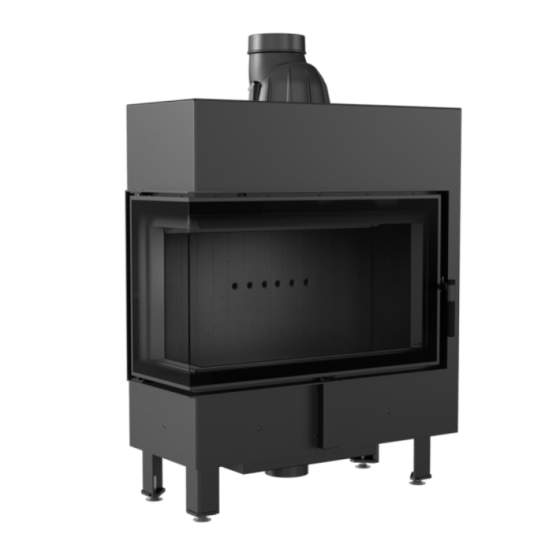 KRATKI LUCY/14/SLIM/L/BS/BLACK ΑΡΙΣΤΕΡΗ ΓΩΝΙΑ (A+) ECODESIGN 10KW (80-100M2) ΕΝΕΡΓΕΙΑΚΟ ΤΖΑΚΙ ΑΕΡΟΘΕΡΜΟ ΜΕ ΑΝΟΙΓΟΜΕΝΗ ΠΟΡΤΑ ΚΑΙ ΜΑΥΡΑ ΚΕΡΑΜΙΚΑ TERMOTEC