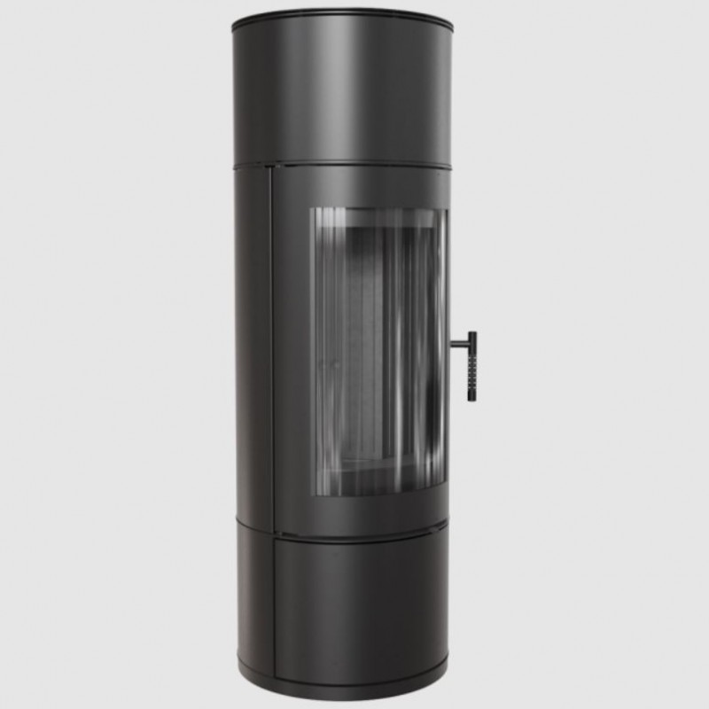 KRATKI ANTARES/BLACK ECODESIGN (A+) 10KW (80-120M2) ΕΝΕΡΓΕΙΑΚΗ ΣΟΜΠΑ ΑΠΟ ΧΑΛΥΒΑ ΜΕ ΜΑΥΡΑ ΚΕΡΑΜΙΚΑ TERMOTEC