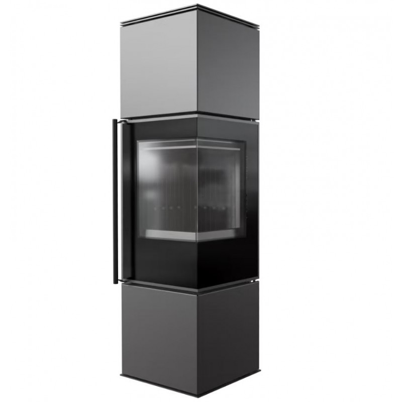 KRATKI REN/M/P/BLACK 7,3KW ECODESIGN (75 - 100M2) ΕΝΕΡΓΕΙΑΚΗ ΣΟΜΠΑ ΑΠΟ ΧΑΛΥΒΑ ΜΕ ΜΑΥΡΑ ΚΕΡΑΜΙΚΑ TERMOTEC