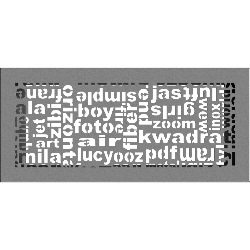 KRATKI ΠΕΡΣΙΔΑ 37ABC/GR (17X37CM) ΓΡΑΝΙΤΗΣ