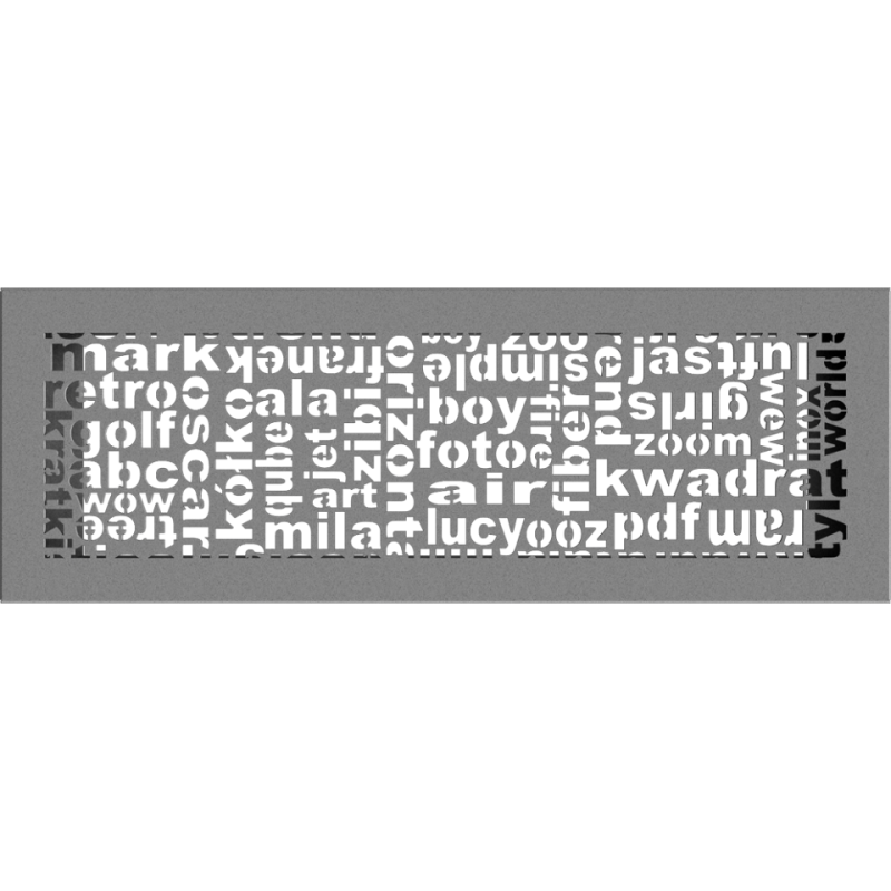 KRATKI ΠΕΡΣΙΔΑ 49ABC/GR (17X49CM) ΓΡΑΝΙΤΗΣ