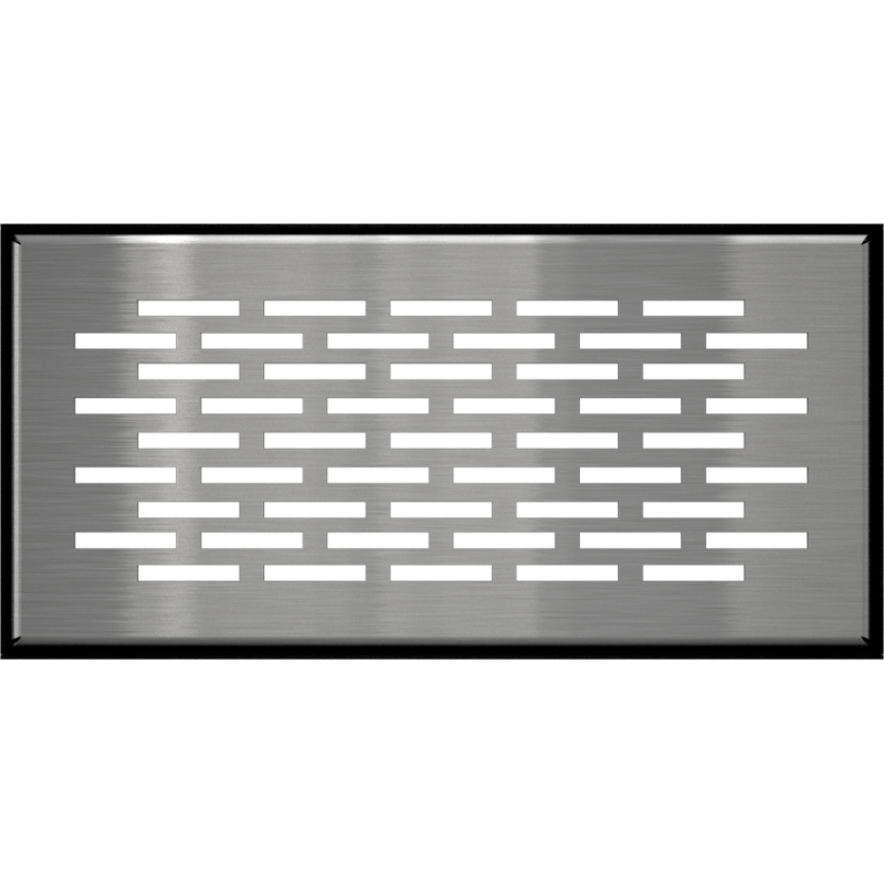 KRATKI ΠΕΡΣΙΔΑ ΔΑΠΕΔΟΥ 920/SZ/FLOOR/SZLIF 9X20CM INOX