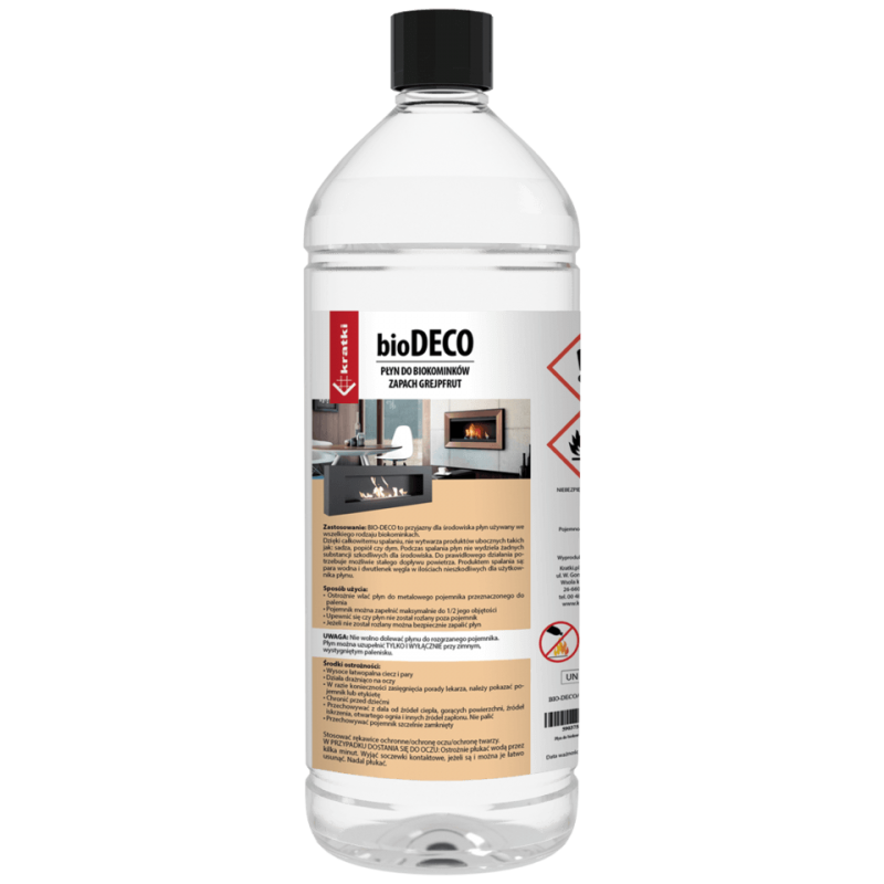 KRATKI BIO-DECO/GREJPFRUT ΥΓΡΟ ΒΙΟΑΙΘΑΝΟΛΗΣ (96%) 1 ΛΙΤΡΟ ΜΕ ΑΡΩΜΑ ΓΚΡΕΙΠΦΡΟΥΤ 100% ΟΙΚΟΛΟΓΙΚΟ