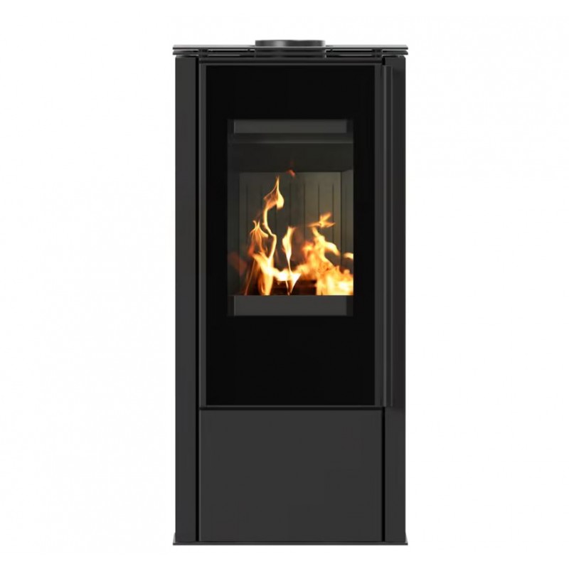 KRATKI HATI/BLACK (40-70M2) ΕΝΕΡΓΕΙΑΚΗ ΣΟΜΠΑ ΞΥΛΟΥ ΑΠΟ ΧΑΛΥΒΑ ΜΕ ΜΑΥΡΑ ΚΕΡΑΜΙΚΑ TERMOTEC