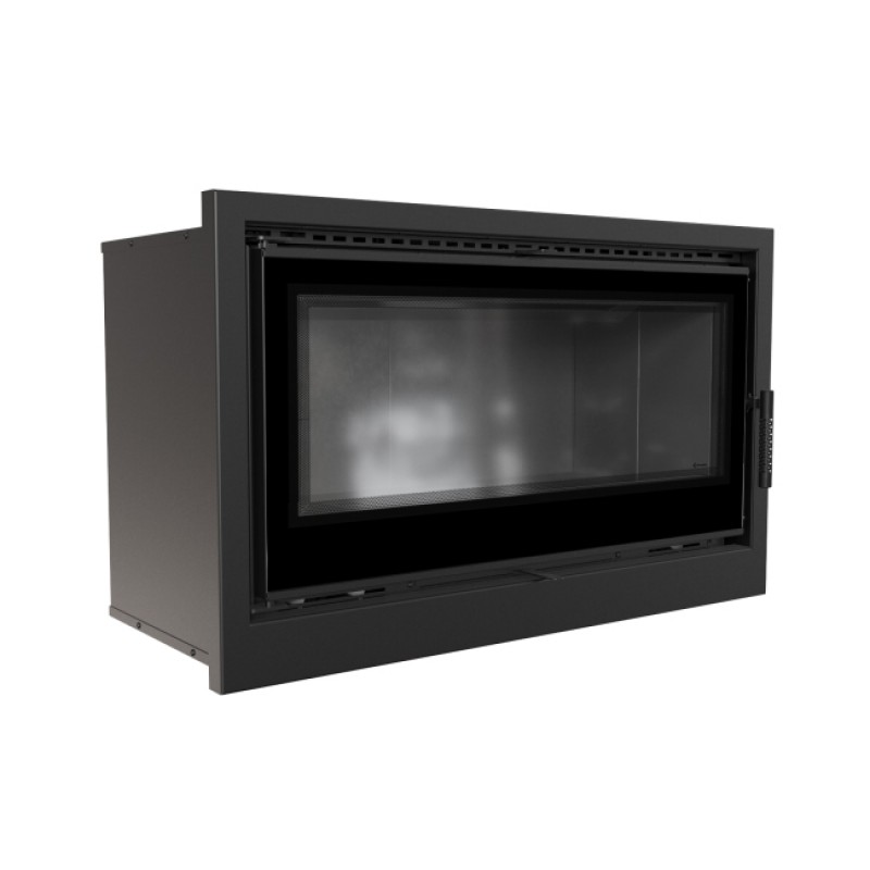 KRATKI KASETA/ARKE/95/BLACK (95X59CM ΑΠΑΙΤΟΥΜΕΝΟ ΑΝΟΙΓΜΑ) ECODESIGN (A+) 14KW (100-185Μ2)  ΕΝΕΡΓΕΙΑΚΗ ΕΣΤΙΑ ΑΕΡΟΘΕΡΜΗ ΜΕ ΔΙΠΛΟ ΒΕΝΤΙΛΑΤΕΡ (372M3/h) ΚΑΙ ΜΑΥΡΑ ΚΕΡΑΜΙΚΑ TERMOTEC