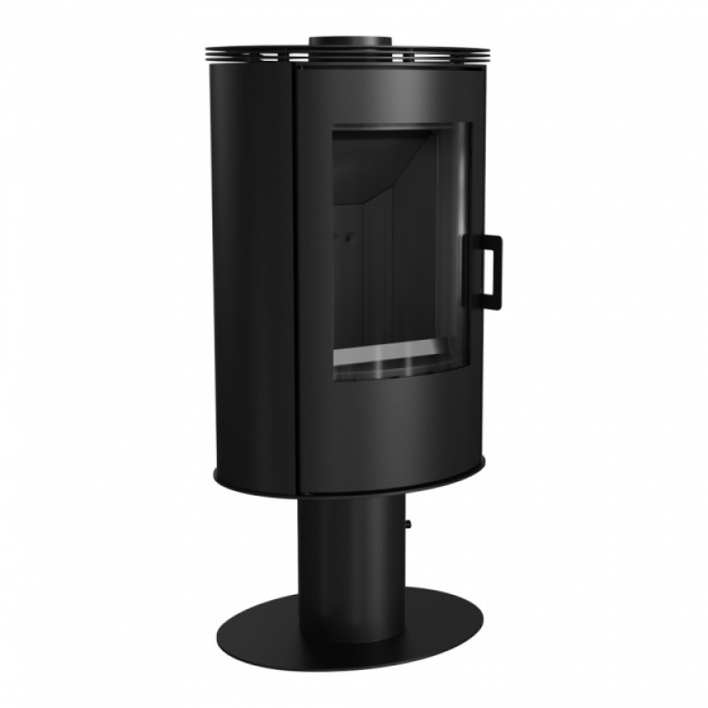 KRATKI KOZA/AB/S/N/DR/BLACK 8KW ECODESIGN (50-70M2) ΕΝΕΡΓΕΙΑΚΗ ΣΟΜΠΑ ΞΥΛΟΥ ΑΠΟ ΧΑΛΥΒΑ ΜΕ ΜΑΥΡΑ ΚΕΡΑΜΙΚΑ TERMOTEC