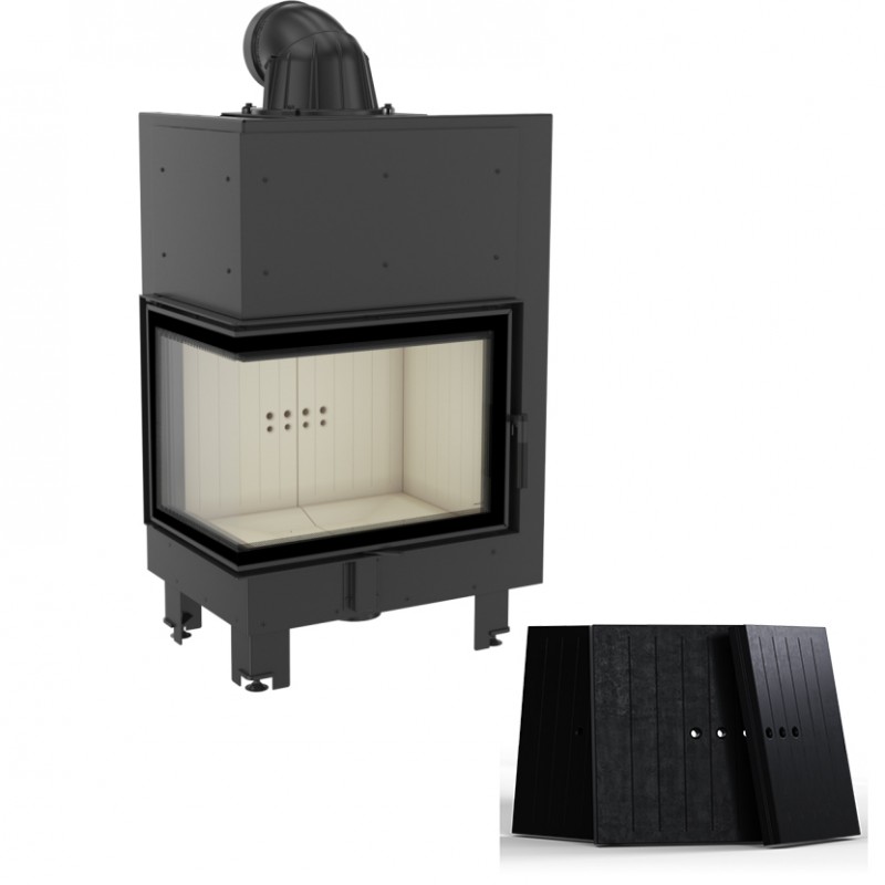 KRATKI MBZ/L/BS/BLACK ΑΡΙΣΤΕΡΗ ΓΩΝΙΑ ΑΝΟΙΓΟΜΕΝΟ 13KW (120-150M2) ΕΝΕΡΓΕΙΑΚΟ ΤΖΑΚΙ ΑΕΡΟΘΕΡΜΟ ΜΕ ΜΑΥΡΑ ΚΕΡΑΜΙΚΑ TERMOTEC