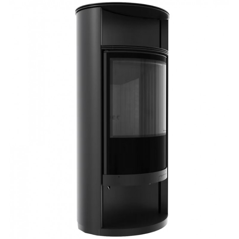 KRATKI RUNA/BLACK ECODESIGN 8KW (50-70M2) ΕΝΕΡΓΕΙΑΚΗ ΣΟΜΠΑ ΞΥΛΟΥ ΑΠΟ ΧΑΛΥΒΑ ΜΕ ΜΑΥΡΑ ΚΕΡΑΜΙΚΑ TERMOTEC