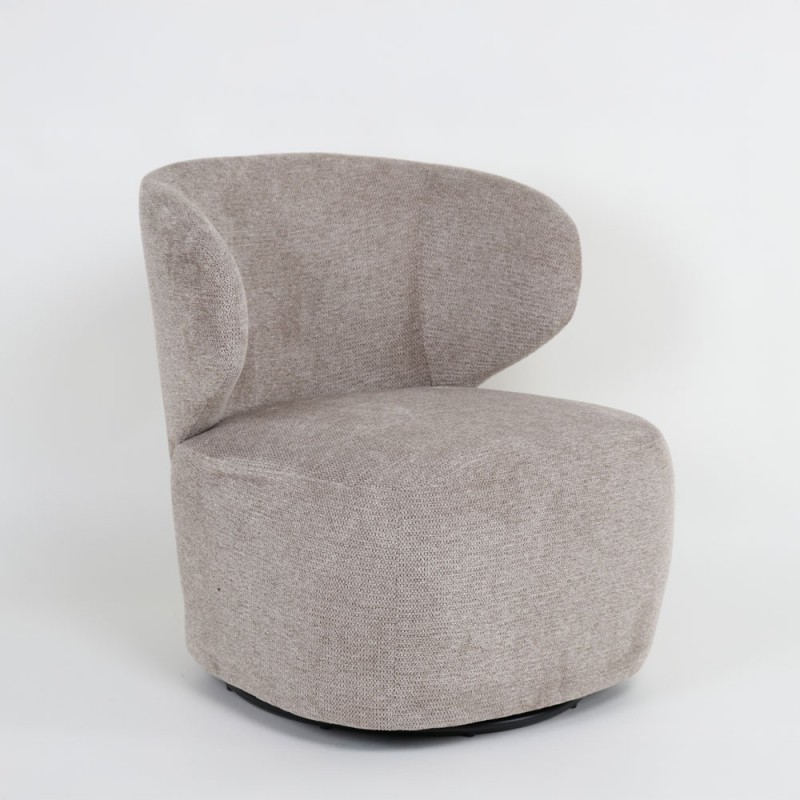 GEO ΠΟΛΥΘΡΟΝΑ ΓΚΡΙ LATTE 74x76x75cm