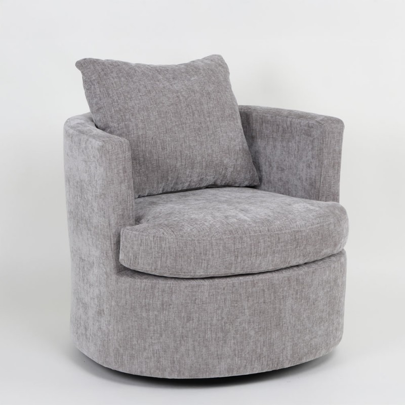 ORBITA ΠΟΛΥΘΡΟΝΑ ΠΕΡΙΣΤΡΕΦΟΜΕΝΗ ΓΚΡΙ 78x76x65cm