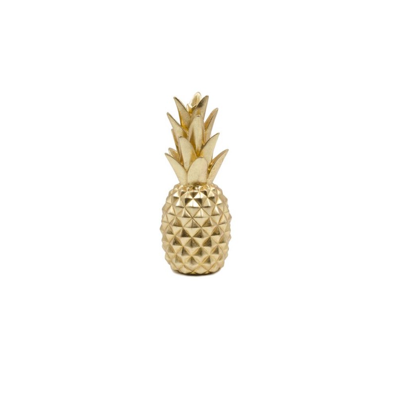 PINEAPPLE ΔΙΑΚΟΣΜΗΤΙΚΟ ΑΝΑΝΑΣ 12x12x29cm POLYRESIN ΧΡΥΣΟ