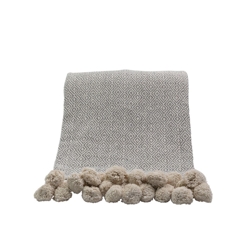 KITTEN ΡΙΧΤΑΡΙ ΔΙΑΚΟΣΜΗΤΙΚΟ 130x170cm ΒΑΜΒΑΚΙ ΓΚΡΙ ΜΠΕΖ POLYESTER