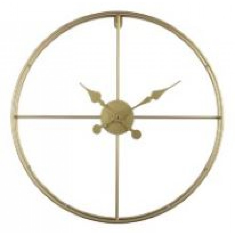 TEMPUS ΡΟΛΟΪ ΤΟΙΧΟΥ 60x60x7cm ΜΕΤΑΛΛΟ ΧΡΥΣΟ