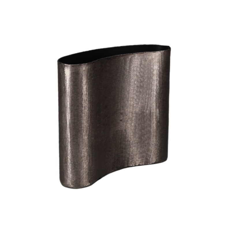 MARGO ΒΑΖΟ 29x10x29cm ΑΛΟΥΜΙΝΙΟ SMOKE BLACK