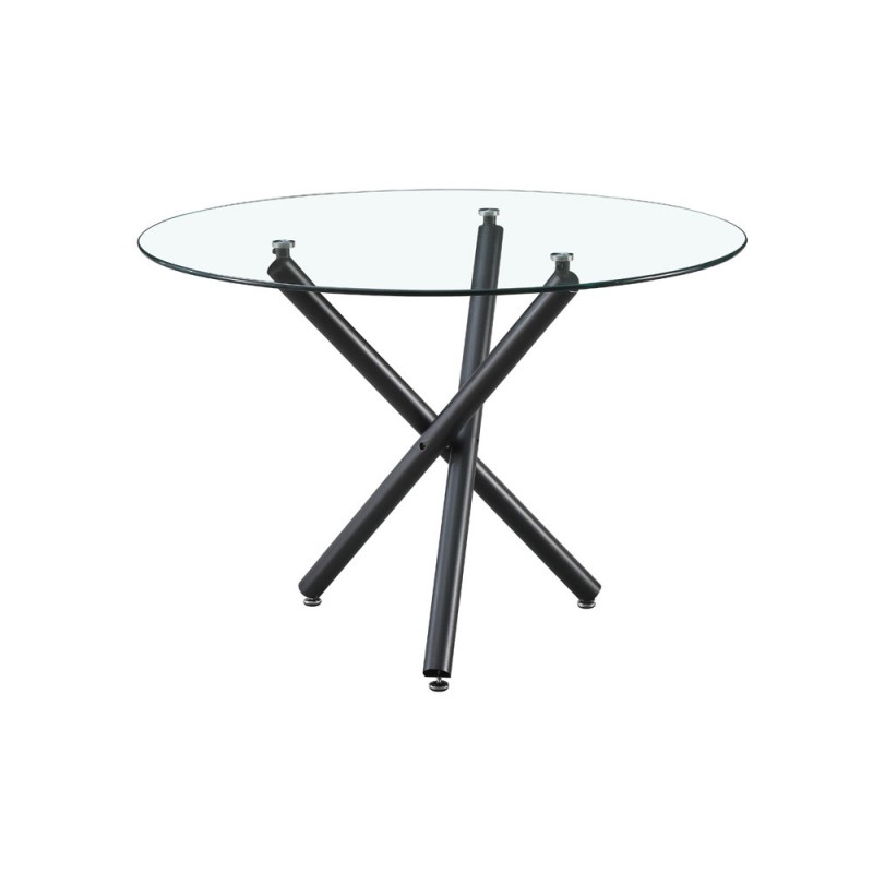 GEM ΤΡΑΠΕΖΙ ΔΙΑΦΑΝΟ 110x110xH74cm