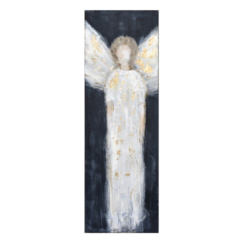 ANGELO ΠΙΝΑΚΑΣ ΔΙΑΚΟΣΜΗΣΗΣ 50x150x3cm ΚΑΜΒΑΣ ΜΑΥΡΟ ΛΕΥΚΟ ΞΥΛΟ