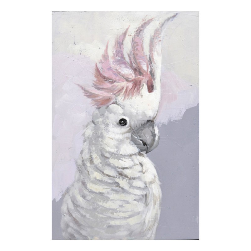COCKATOO ΠΙΝΑΚΑΣ ΔΙΑΚΟΣΜΗΣΗΣ 60x90x3cm ΚΑΜΒΑΣ ΛΕΥΚΟ ΓΚΡΙ ΞΥΛΟ ΡΟΖ