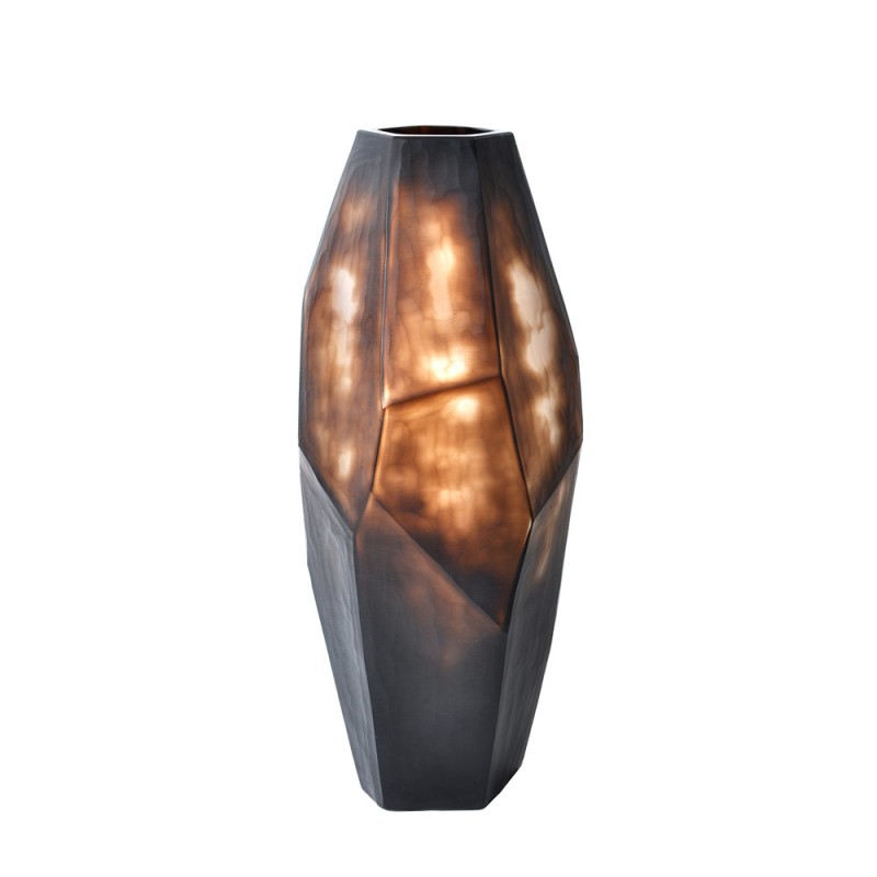 BARRY ΒΑΖΟ 19x19x45cm ΓΥΑΛΙ ΣΟΚΟΛΑ